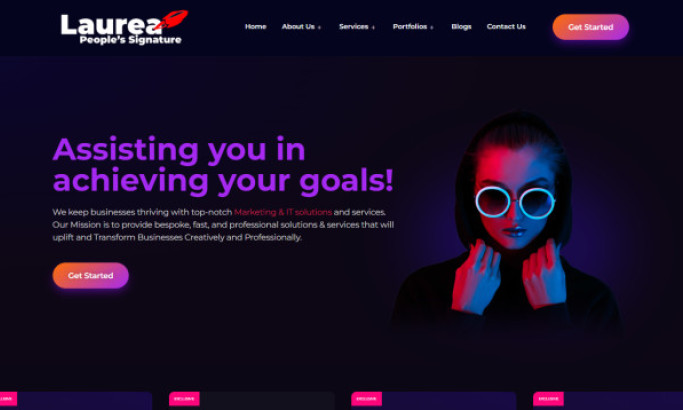 Laurea People's Signature Website Design