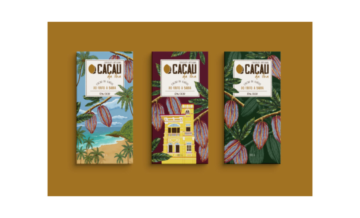 Cacau da Ilha Packaging Design