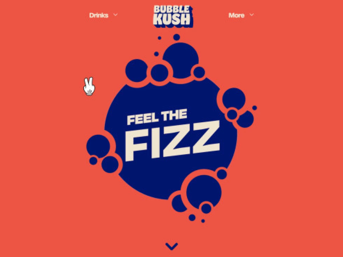 BUBBLE KUSH Website Design