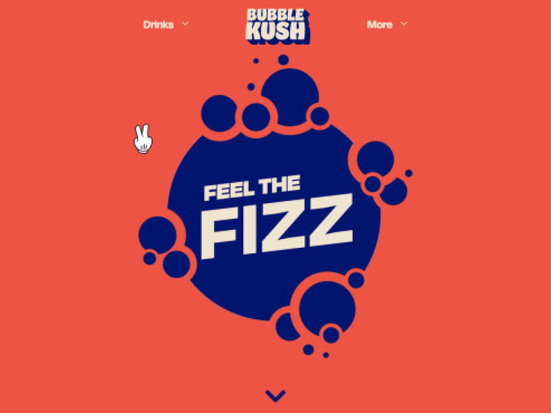 BUBBLE KUSH Website Design