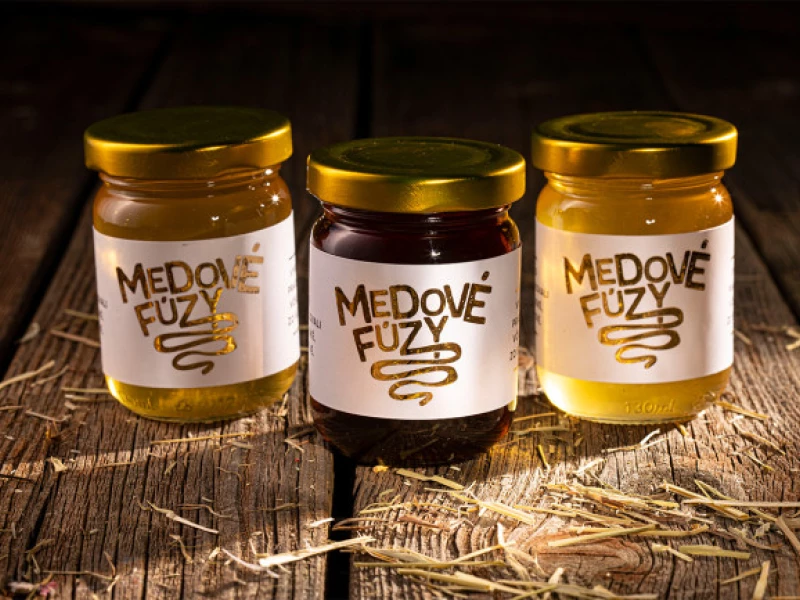 Medove Fuzy Packaging Design