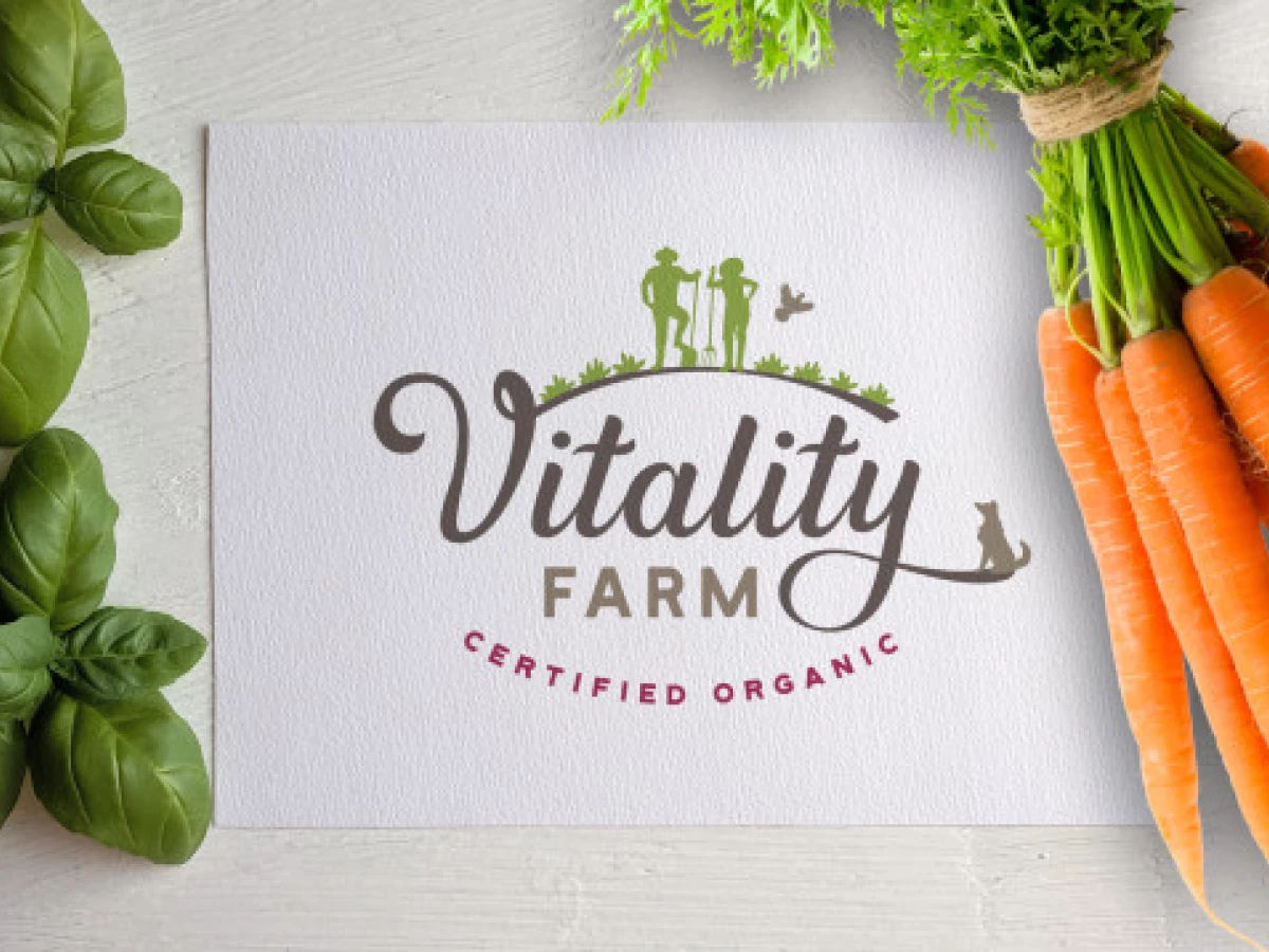 Vitality Farm Logo Design