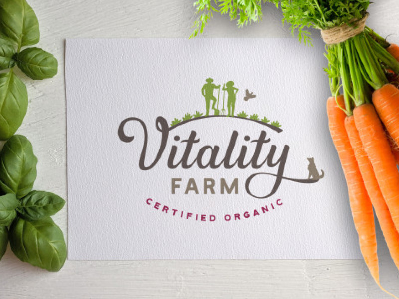 Vitality Farm Logo Design