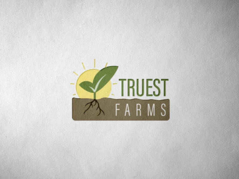 Truest Farms Logo Design