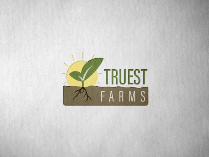 Truest Farms Logo Design