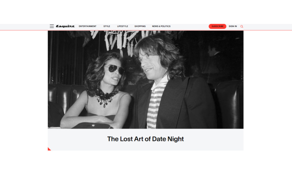 Esquire Website Design Deep Dive Main Page