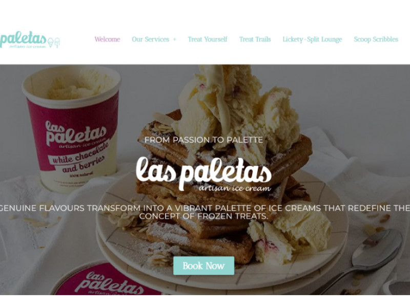 Las Paletas Website Design