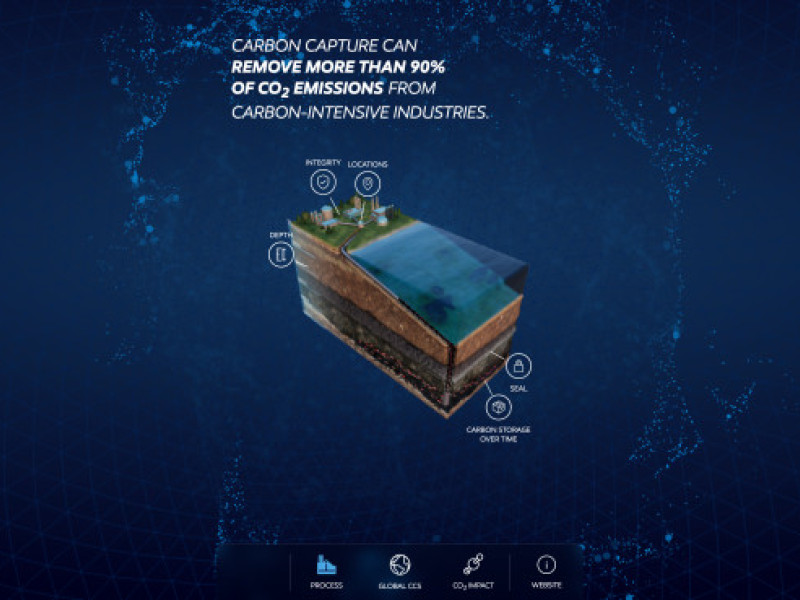 ExxonMobil Carbon Capture AR Website Design