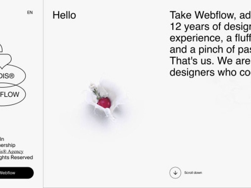 Webflow Redis Agency Website Design