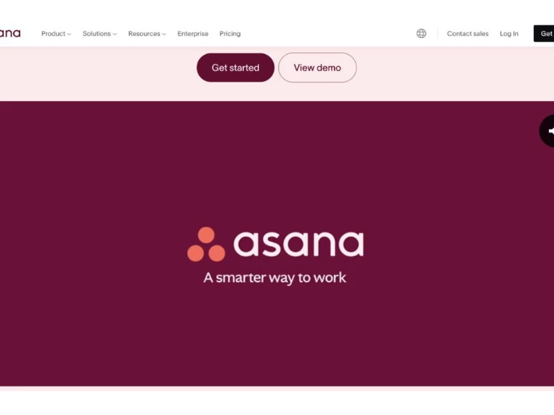 Asana Website Design