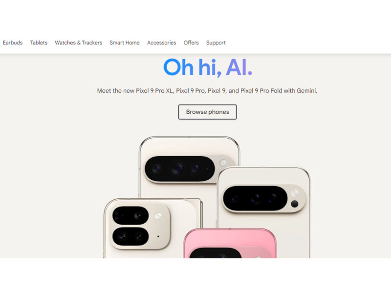 Google Store Website Design