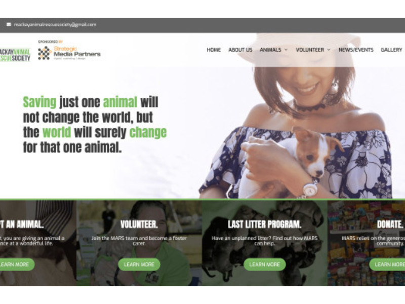 Mackay Animal Rescue Society App Design