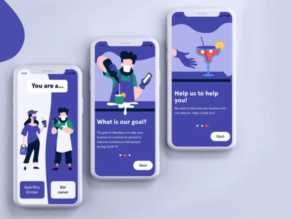 Vabe Ape App Design