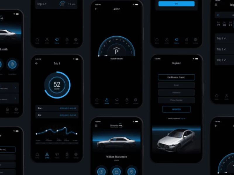 Mercedes Benz App Design