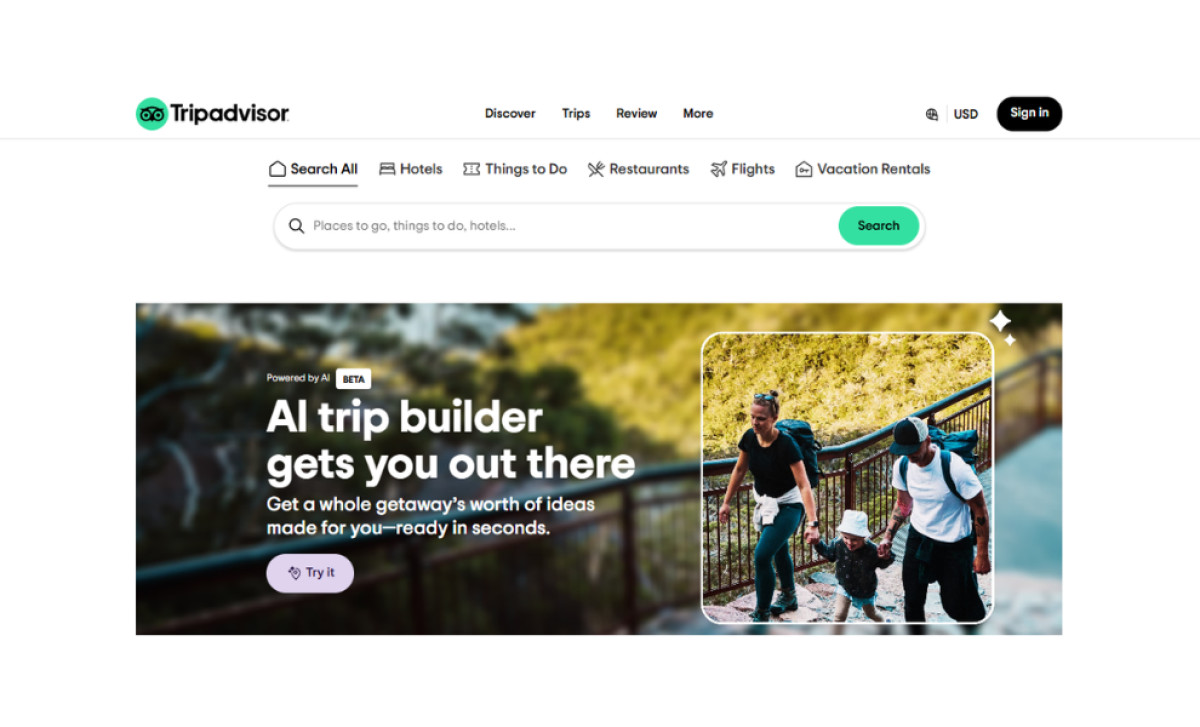 Tripadvisor Website Design Analysis