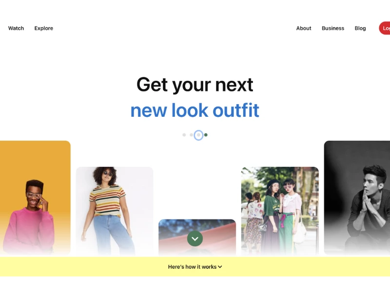 Pinterest Website Design