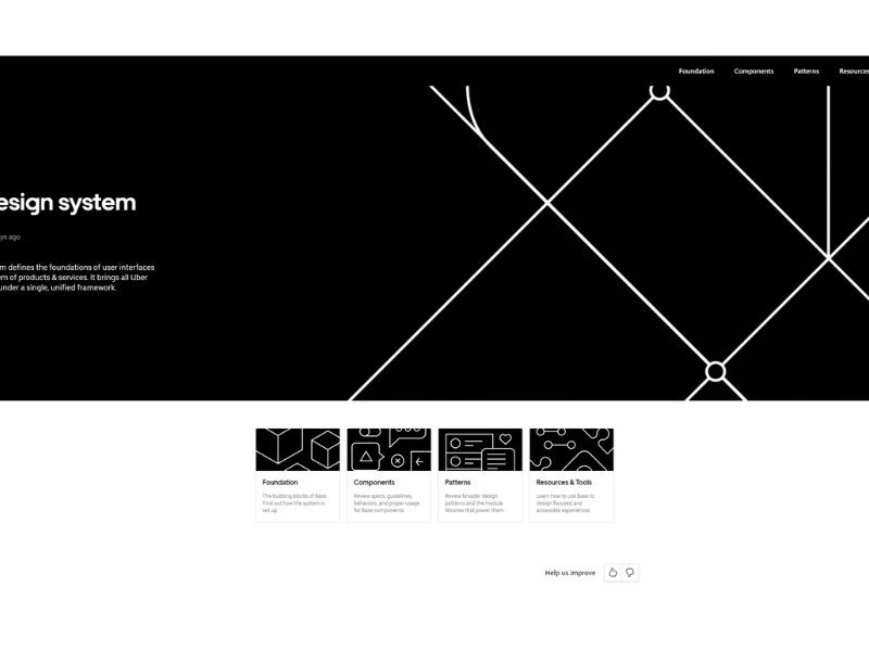 Uber Design Clean Website Design