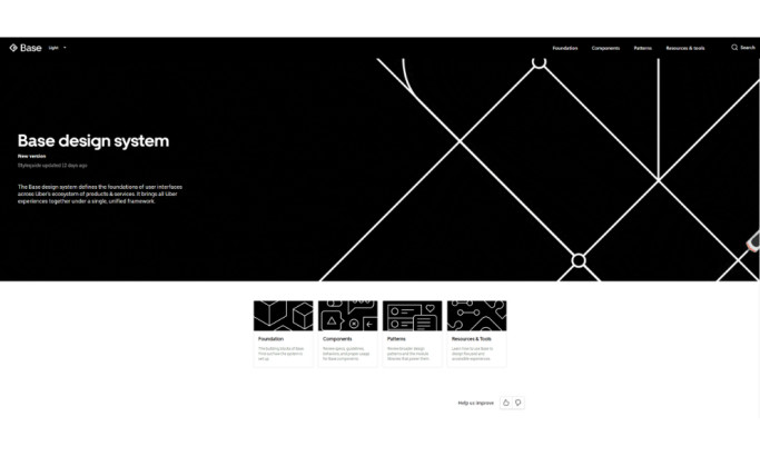 Uber Base Website Design