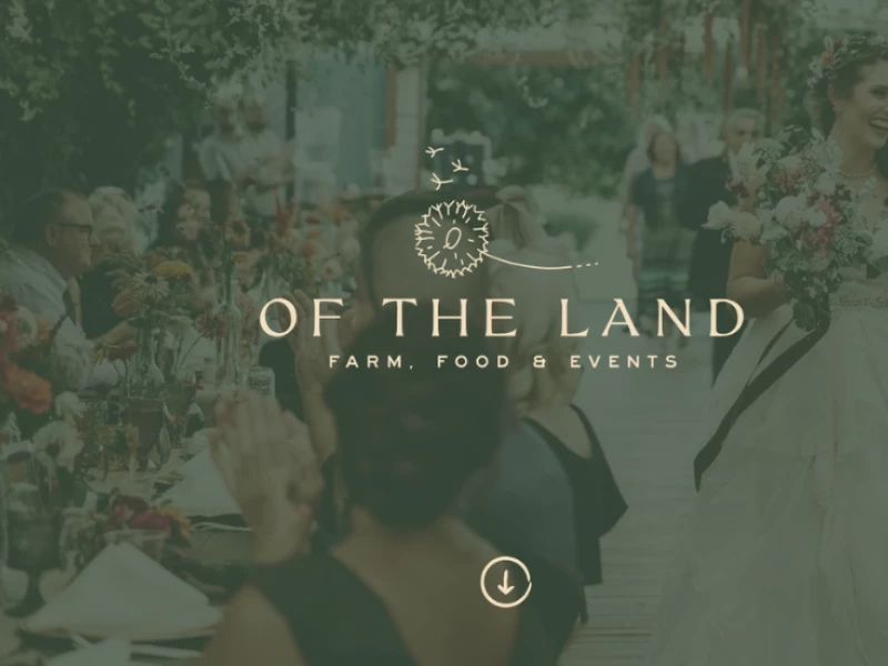 Of the Land Website Design