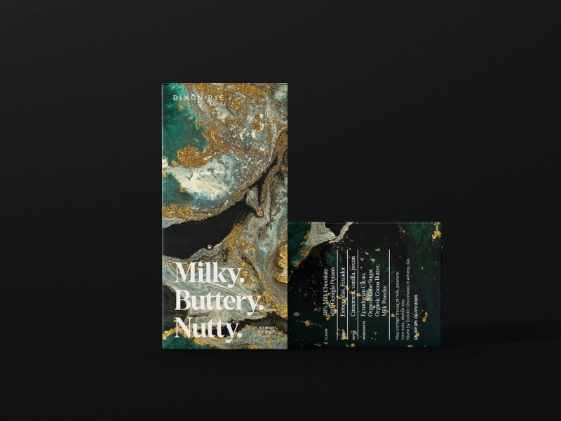 Dixon Rye Chocolate Packaging Design