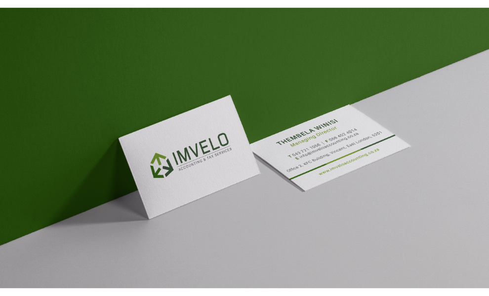 Imvelo Accounting Print Design