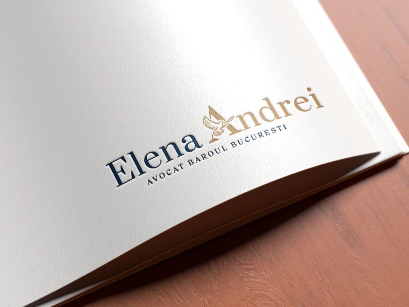 Lawyer Elena Andrei Logo Design