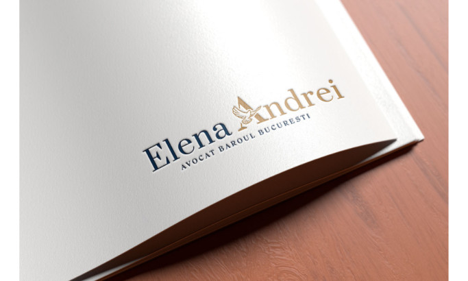 Lawyer Elena Andrei Logo Design