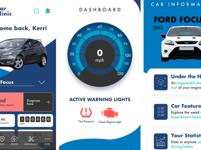 The Car Clinic App Design
