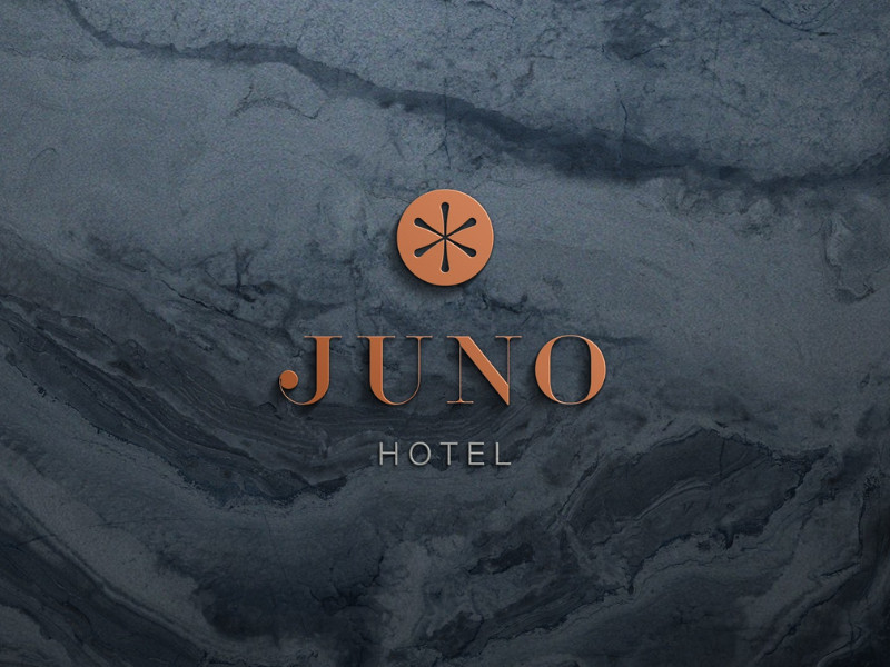 Juno Hotel Logo Design