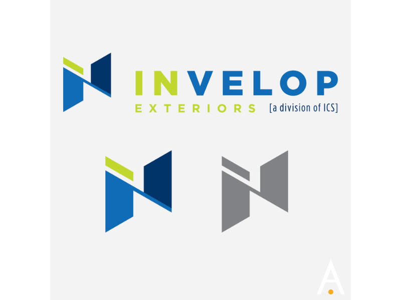 INVELOP Exteriors Logo Design