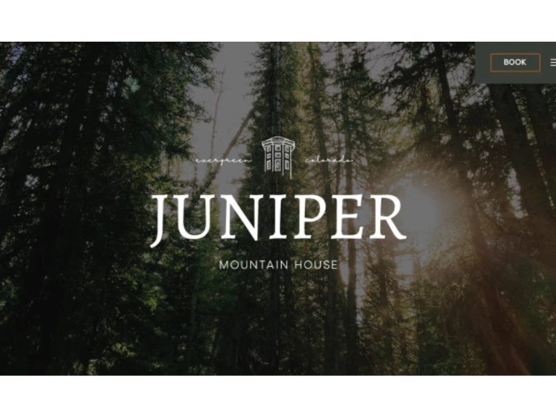 Juniper Mountain House Website Design