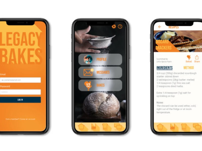 Legacy Bakes App Design
