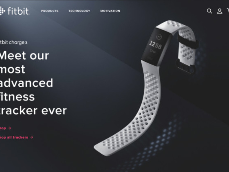 Fitbit Website Design
