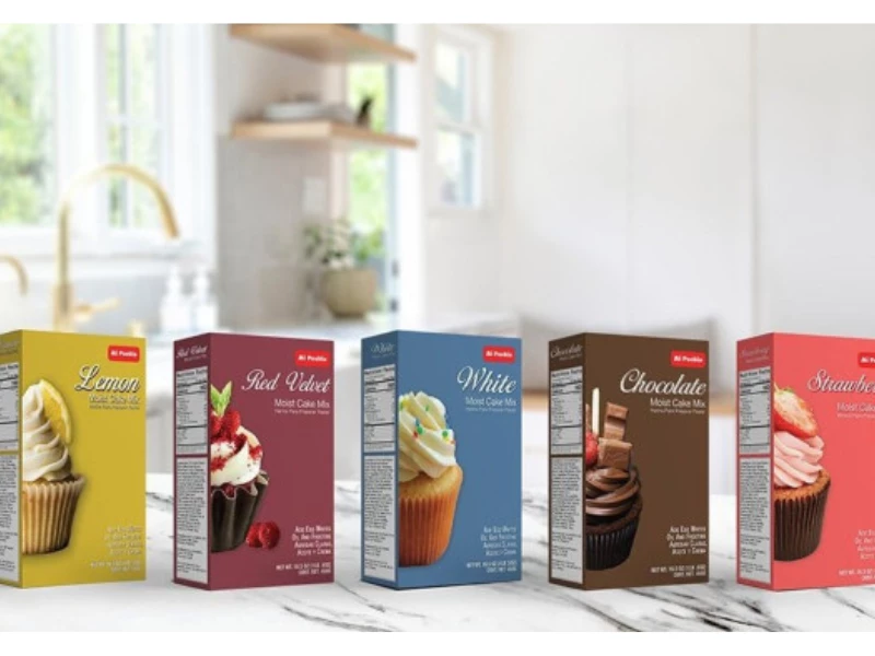 Cake Mix Packaging Design