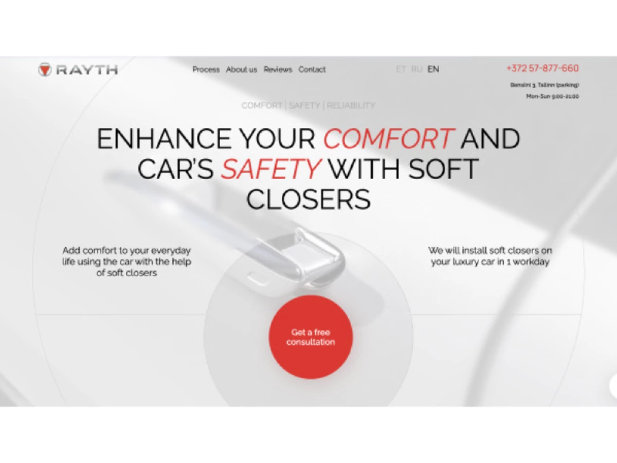 RAYTH Website Design