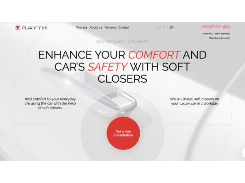 RAYTH Website Design