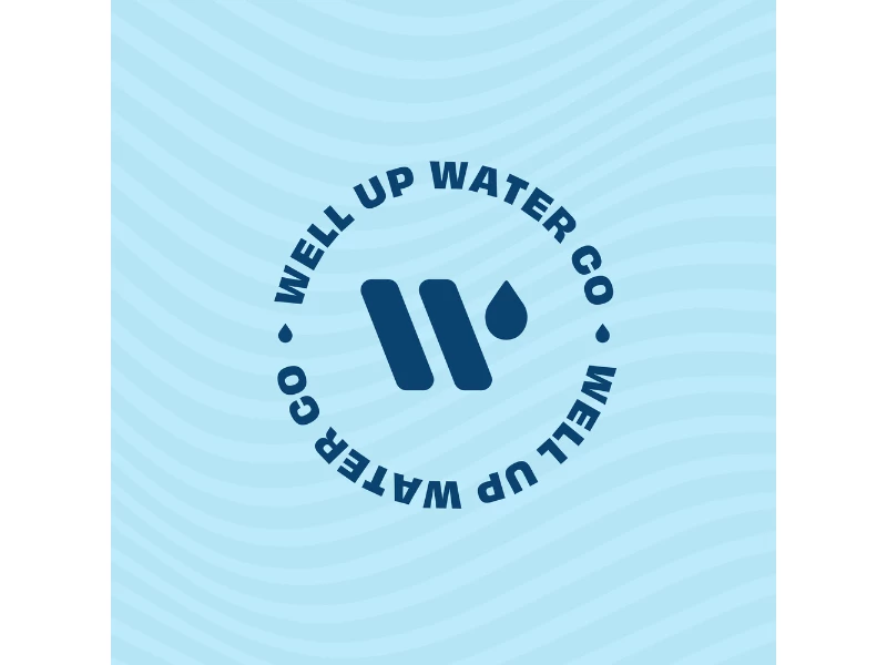 Well Up Water Co Logo Design
