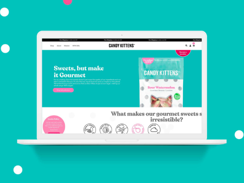 The Candy Kittens website