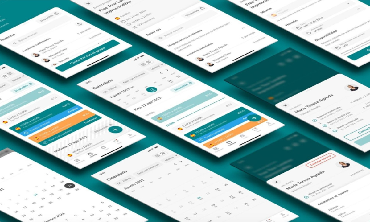 Guruwalk - Supplier Calendar app design