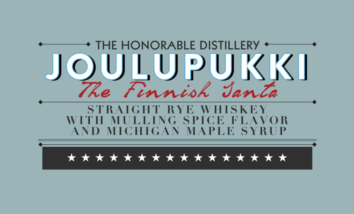 The Honorable Distillery Packaging Design Fonts