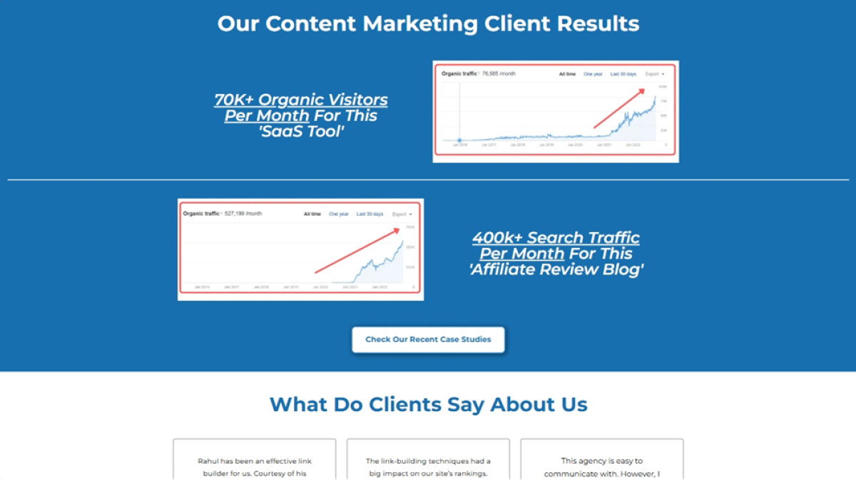 Pulling Off Strategies website design by Crafting Web Designs