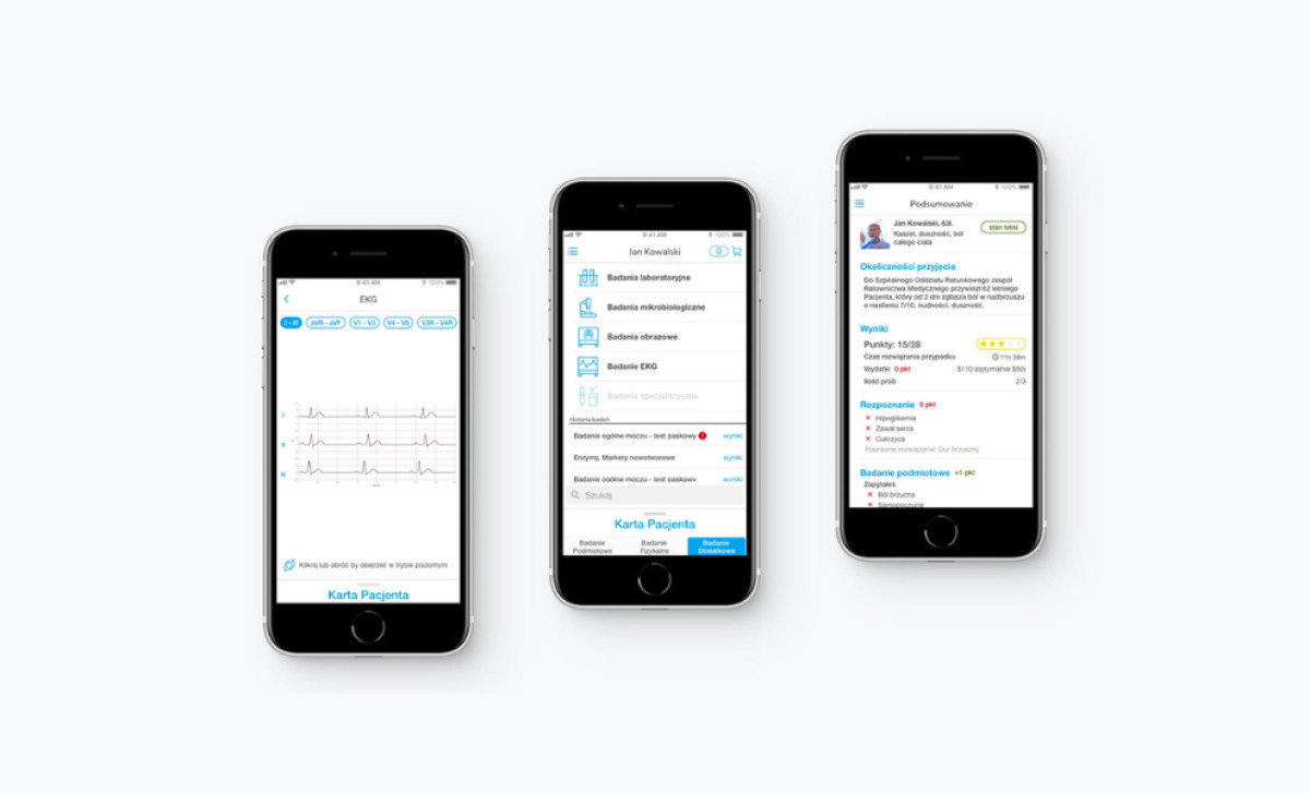 Medcases app design by Artur Macholla