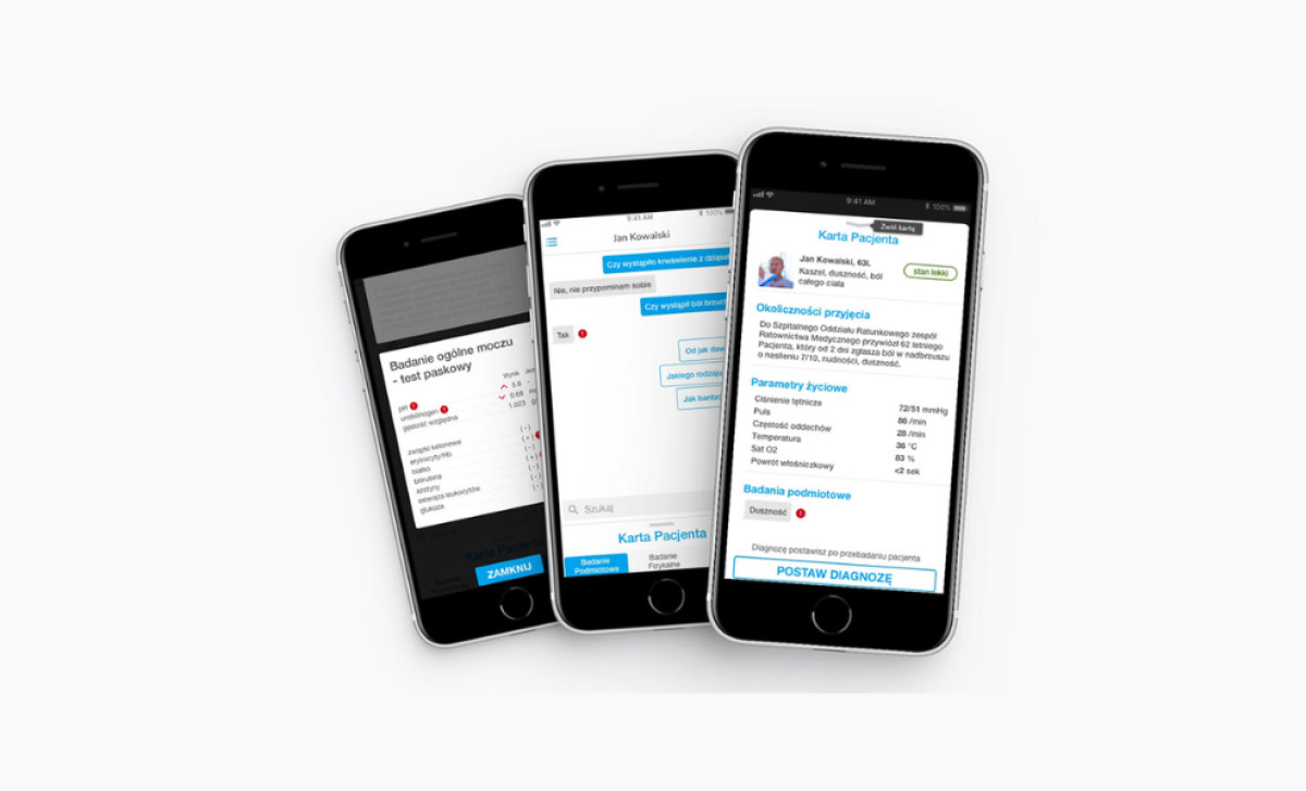 Medcases app design by Artur Macholla.