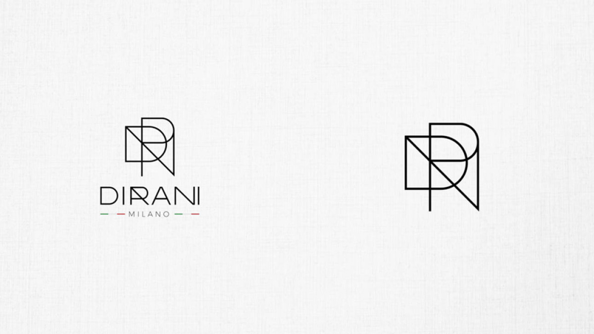 Dirani Milano Restaurant logo design by Three Dot Studio