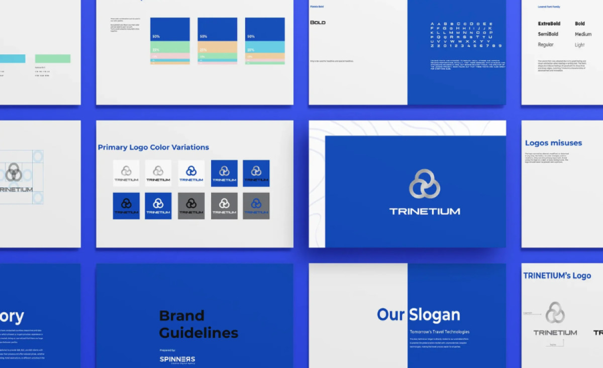 Trinetium logo design by Spinners Creative Agency.