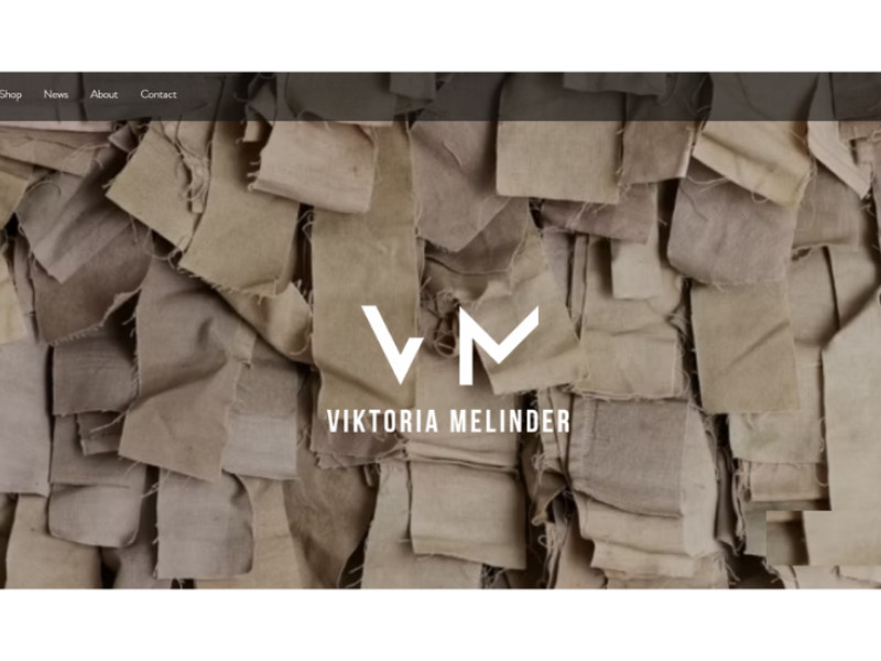 Viktoria Melinder website design by Visual Oasis.