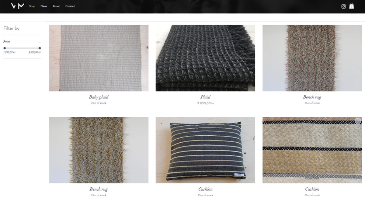 Viktoria Melinder website design by Visual Oasis.