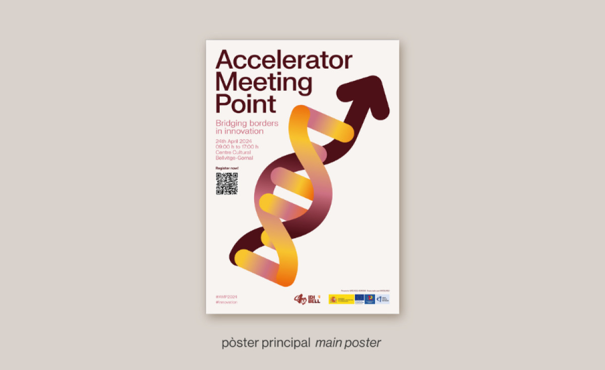 Accelerator Meeting Point print design by Maria Vila Juncadella.