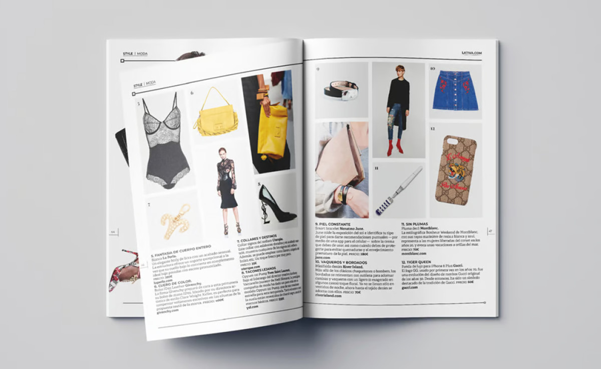 Lativa Magazine print design by Eureka Studio Creative.