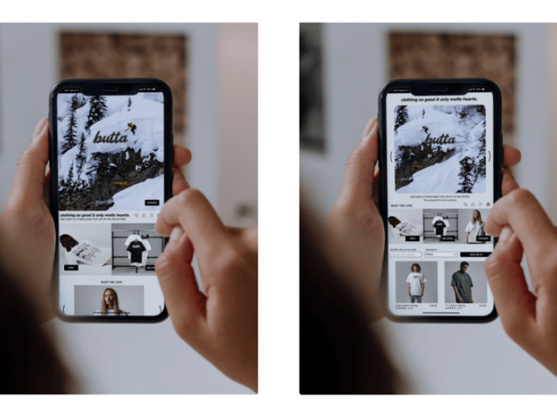 Butta Clothing website design by Mattermore